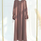 Eid Muslim Dress for Women Abaya Bow Jalabiya Ramadan Lace Up Vestidos Largos Islam Arab Long Robe Morocco Dubai Kaftan 2025