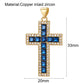 Goth Cross Chrams for Jewelry Making Supplies Golden Angel Charm Stainless Steel Long Chain Dijes Diy Necklace Earring Bracelet