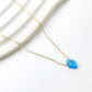 ASONSTEEL Opal Hamsa Hand Pendant Necklace Jewish Jewelry for Women Gold Color Stainless Steel Choker Pendant Jewelry Wholesale