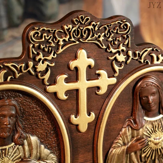 Vintage Catholic Religious Christ Sacred Heart of Jesus Home Living Wall Decor