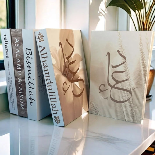 Islamic Mosque Luxury Fake Book Storage Box Kaaba Decorative Books Home Decor Coffee Table Bedroom Ornament Interior Decoration
