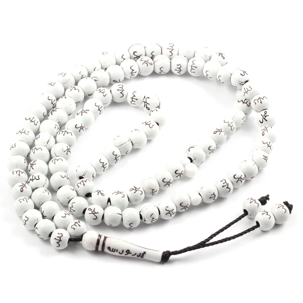 8mm Beads Bracelet Tassel Pendant 99 Muslim Prayer Meditation Yoga Necklace Bracelets Jewelry