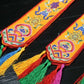 Nepal Handmade Eight Auspicious Flags,Tibetan Tassel Embroidery Decorative Handicrafts,Auspicious Hand Drum Flags Buddhist Item