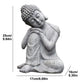 Office Table 9.84inch Buddha Statue Resin Large Meditation Buddha Buddha Figurine for Living Room