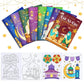 16PCS/1Pack Ramadan Mubarak Coloring Book Islamic Doodle Activity For Kids DIY Educational Gift Eid Sketchbook Coloring Book
