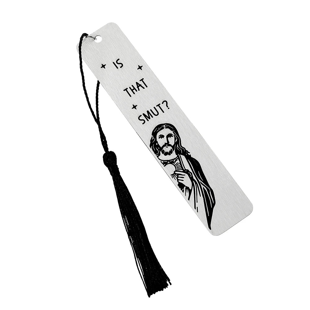 Religious Stainless Steel Bookmarks with Charms，Durable Page Markers for Christians, Bible Readers & Gift - Givers