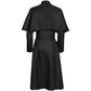 Medieval Priest Costume Catholic Church Religious Roman Retro Pope Pastor Father Mass Missionary Robe Clergy Cassock Full Sets$