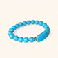 1pc Healing Handmade Stone Bracelet Turquoise Natural Malachite Gemstone Crystal Rough Bracelet Body Energy Yoga