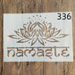 A4 29 *21cm Mandala Islam DIY mandala mold for painting stencils stamped photo album embossed paper card on wood, fabric, wall