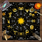 1pc Tarot card tablecloth, twelve constellations divination, starry sky altar cloth, Tarot card game decoration tablecloth
