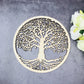 Wooden Flower Of Life Natural Symbol Sacred Geometry Ornaments Home Decoration Chakra Carved Coaster Wood Sign Wall Kitchen DIY