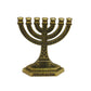 12 Tribes of Israel Menorah Jewish 7 Branch  Holder Jerusalem Temple Candlestick Religious Candelabra for Church 87HA