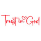 Trust In God Mirror Decal, Car Decals For Women, Faith Mirror Decal, Cute Vinyl Decal, Christian Car Mirror Decal, Religious Car