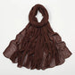 New Crinkle Rayon Hijab For Women Muslim Scarf Long Shawls Solid Islamic Turban Headband Heascarf Wraps Ramandan Headband