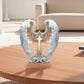  Angel Wings Cross 2D Acrylic Charming Angel Ornament Home Living Room Tabletop Perfect Christmas New Year Gift for Friends