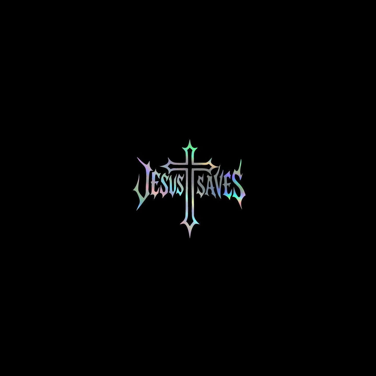 Jesus Saves Car Sticker Vinyl Decal for Auto Motorcycle Windshield Glass Rear Window Decorative Religious Motif
