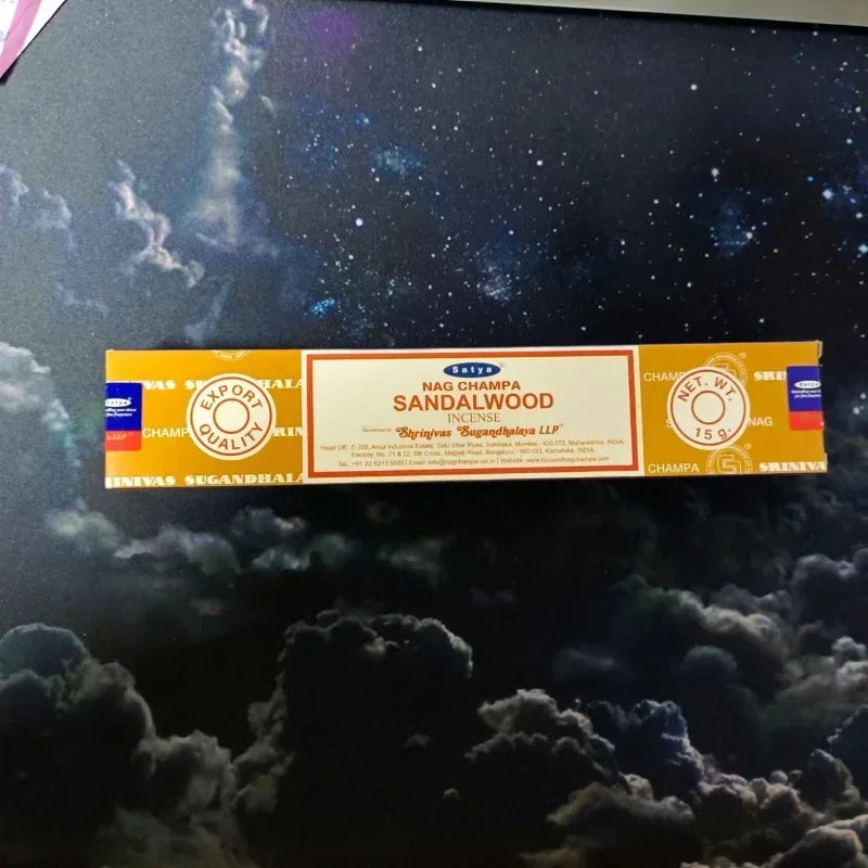 Satya 5box /2box India Sandalwood Incense Household Bedroom Toilet Bathroom NAGCHAMPA Tibetan Incense Line Fragrance Lasting