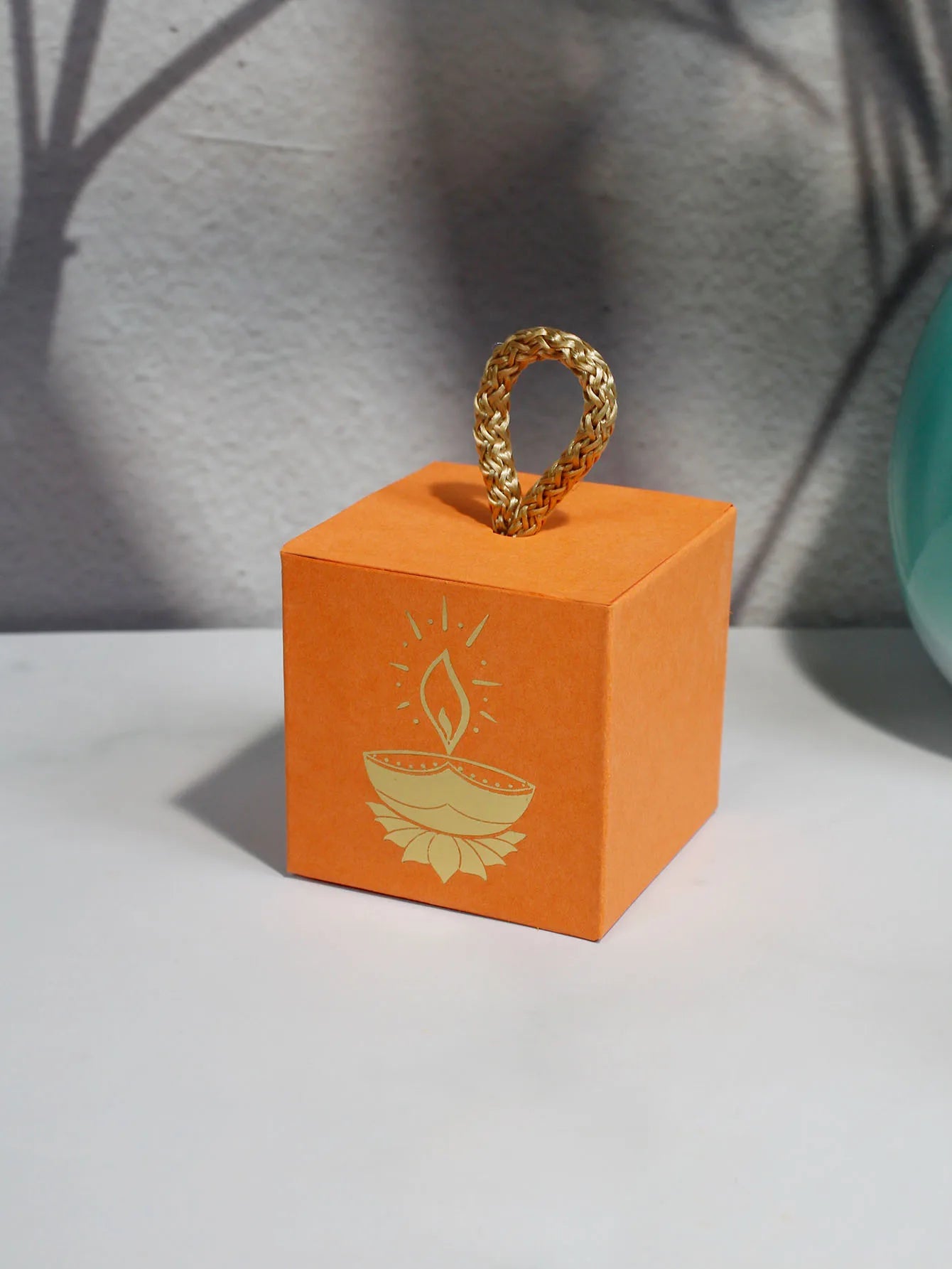 Diwali Indian Festival Candy Box, Lantern Festival, Drive Away Darkness with Light Festival Candy Box, Square Box