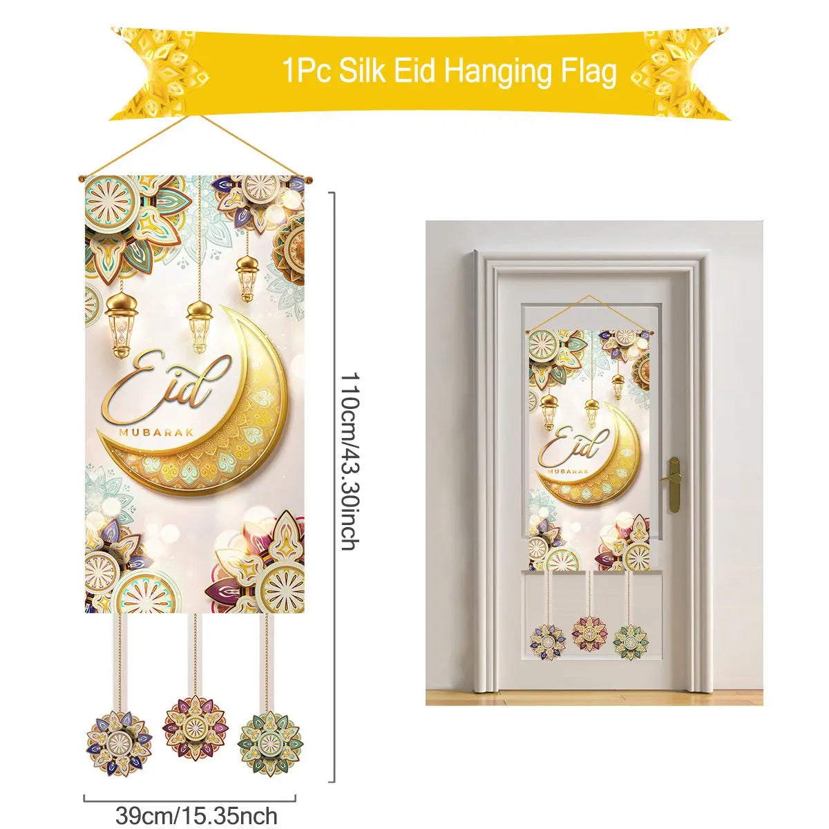 Ramadan Kareem Hanging Flag Ramadan Decoration 2026 For Home Eid Mubarak Ramadan Kareem Islamic Muslim Party Eid Al Adha Gifts