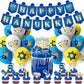 Jewish Hanukkah Birthday Party Decoration Cake Topper Balloon Candle Chanukah Party Supplies Tableware Banner Backdrop
