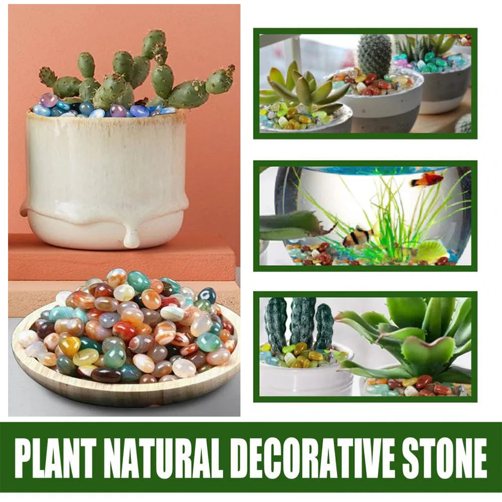 Natural Tumbled Stones Healing Crystals Quartz Gems Bulk Ore Gravel Specimen Energy Mineral Tank Aquarium Garden Home Decoration