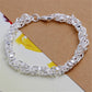 Hot Sale 925 Sterling Silver Chain Solid Bracelet for Women Mens Charm Party Gift Wedding Fashion Jewelry