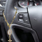 1PC Religious Rosary Car Hanging Ornament – Can Be Used as Decoration for Rearview Mirror or Steering Wheel