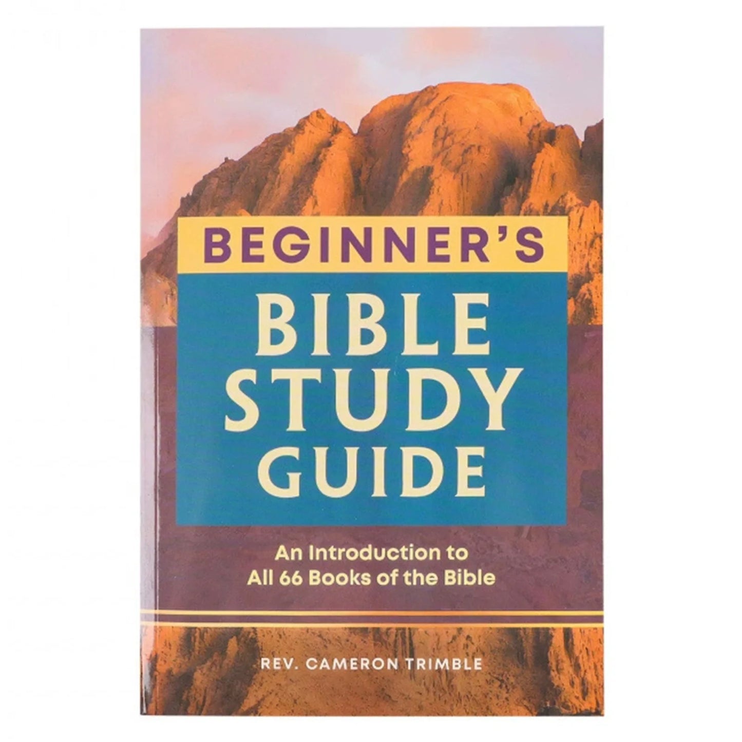 Bible Study Guide For Beginners With Mountain Cover Design Notebook Style Scripture Journal For Devotion Reading Plan And Notes