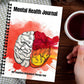 1SET Spiral Notebooks Daily Mental Health Journal, Self-Care, Meditation & Emotional Tracking Diary for Men and Women, Anxiety R