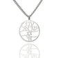 EUEAVAN Star of David and Chai Symbol Necklaces Stainless Steel Hexagram Judaica Hebrew Blessing Necklace Jewish Amulet Jewelry