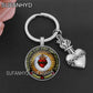 Sacred Heart of Jesus Keychains for House Catholic Key Chain for Women and Man