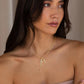 Cross Necklace K Gold/Silver Plated Double Cross Pendant Necklace Diamond Cross Link Chain Jewelry Religious Gifts for Women