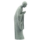 〔White〕Wishing Monk Buddhist Micro Landscape Stone Fish Tank Moss Landscaping Zen Oriental Aesthetics Garden Ornaments