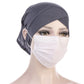 2026 New Jersey Earhole Underscarf Cap Forehead Cross Elastic Muslim Inner Hijab Caps Islamic Female Headscarf Turban Bonnet
