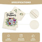 Happy Passover Linen Table Runner Holiday Party Decor Jewish Pesach Seder Plate Flowers Dining Table Runners Passover Decoration