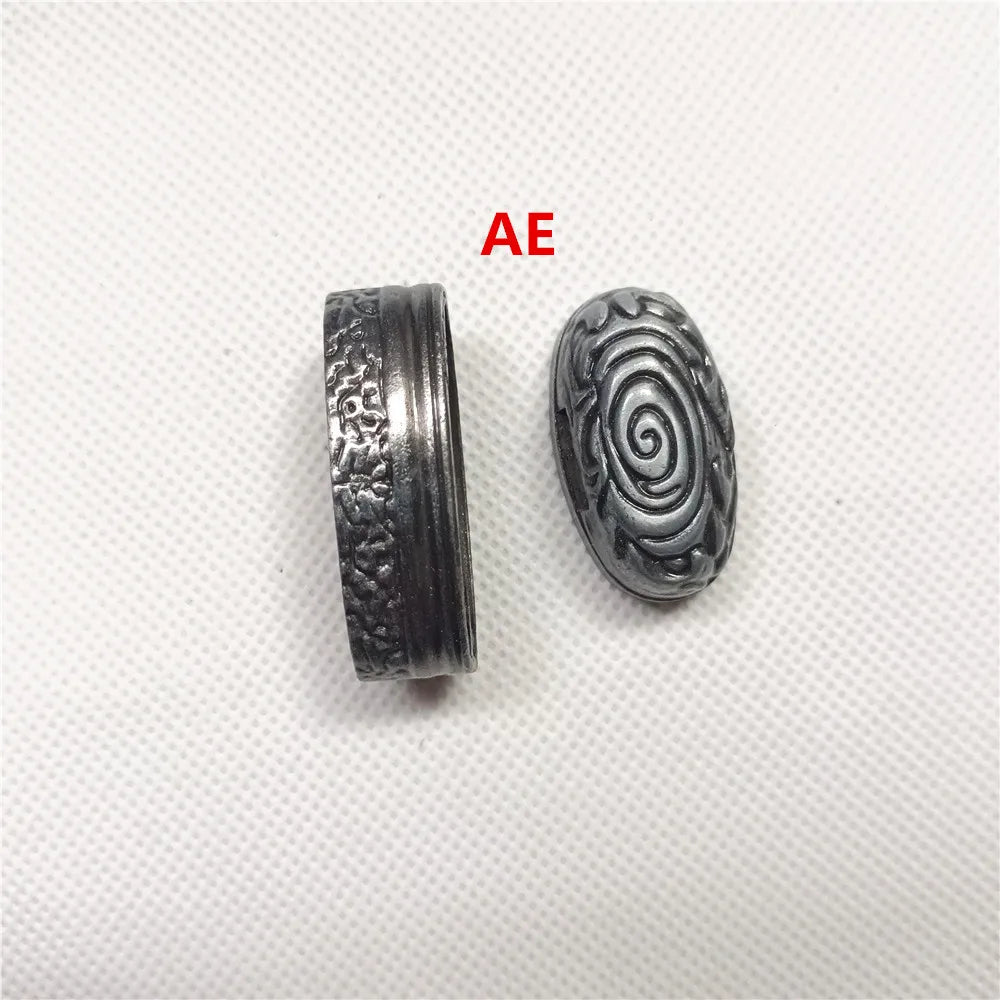 New Sword Handle Tsuka Alloy Fuchi Kashira For Japanese Samurai Katana Wakizashi Sword Fittings