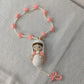 Handmade Christening Baptism wedding engagement Communion birthday Bridal Rosary with Saint Christmas Gift Home Decoration