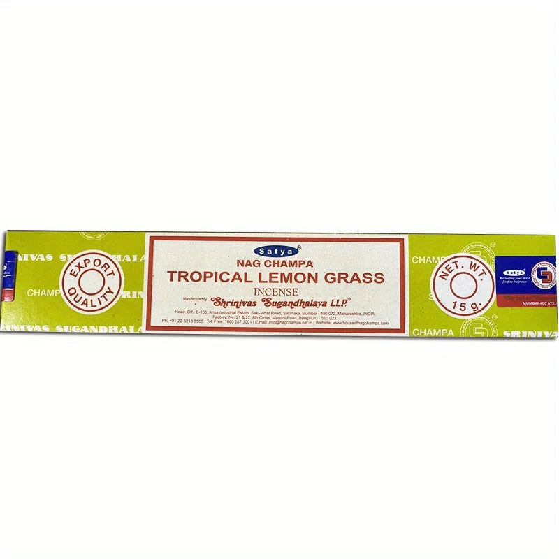 Incense Gift Set Nag Champa, Super hit, Dragon's Blood, Sandalwood, Patchouli, Lavender, Positive Vibes, 15 g