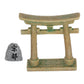 Miniature Japanese Torii Gate Resin Shinto Shrine Aquarium Decor for Fish Tank Bonsai Garden Zen Landscape Micro Terrarium