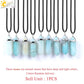 CSJA Hexagonal Bullet Crystal Necklaces Natural Gem Stone Quartz Necklace Pendant Chakra Amethysts Pink Quartz Lapis Lazuli G957