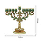 Hanukkah Star Menorah David Candelabra Candle Candlestick Holder Hand Paited Home Decoration Party Festival Candleholder Gifts
