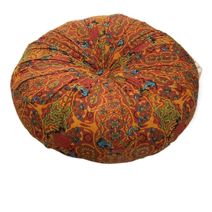 Bohemian Style Thickened Cotton Linen Cushion for Ground Lazy People with Moroccan Window Tatami Mat Pillow Puff Cushion That