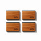 zetix Magnetic Wood Car Air Freshener for Visor, Amber Scent Refillable Odor Neutralizer, Eco-Friendly Essential Oil Blend