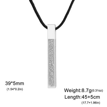 EUEAVAN Arabic Ayatul Kursi Necklace for Men Women Stainless Steel Islamic Quran Prayer Talisman Pendant Jewelry Gift