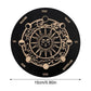 Wooden Pendulum Board moon Star Divination Energy Carven Plate Healing Meditation Board Ornaments Metaphysical Altar Ouija Board