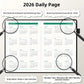 2026 Productivity Planner&Habit Tracker Set-Daily Goal Setting,Time Management Journal with Task Tracking|400Page Thick Notebook