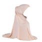 Women 2 Piece Solid Color Amira Jersey Muslim Hijab Soft Stretch Head Scarf with Tube Inner Underscarf Cap Hood Prayer Turbante
