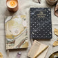 2026 New A5 Gratitude Journal Hardcover Gold Foil Notebook Daily Mindfulness Diary Positive Affirmation Planner