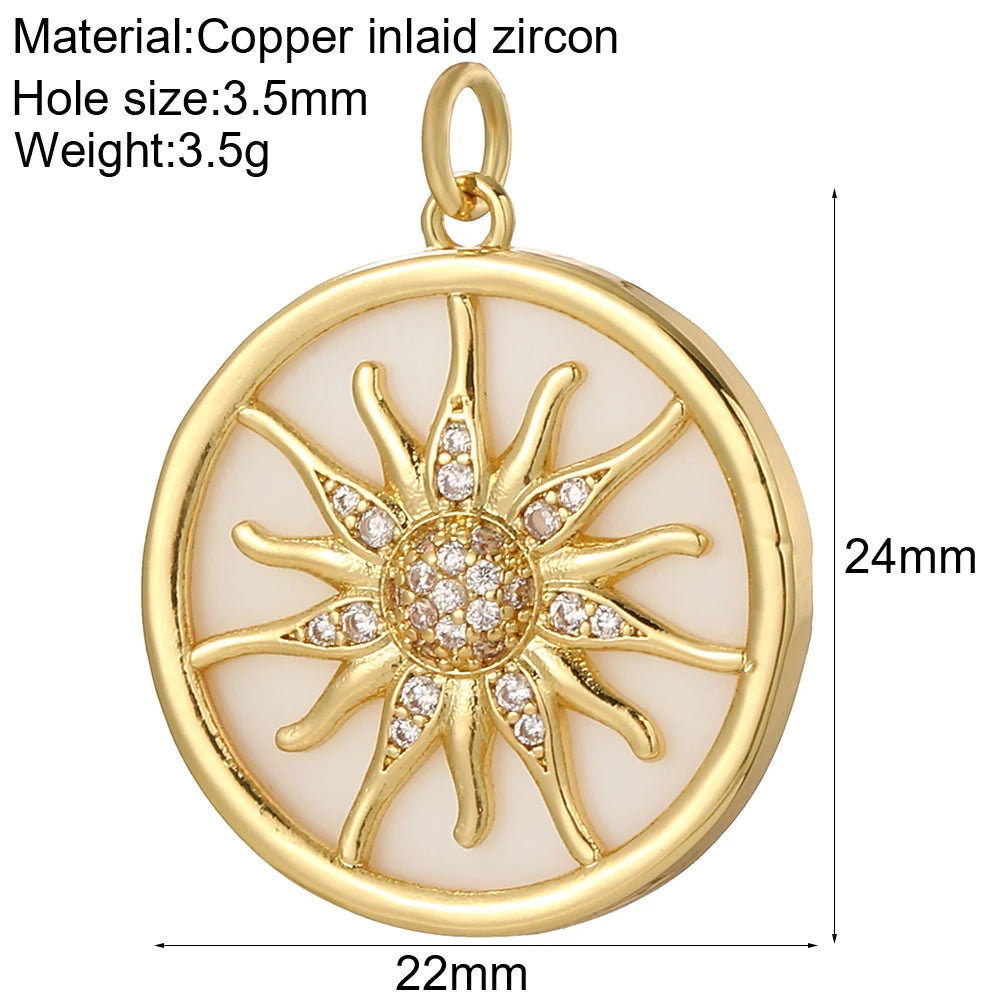 Cute Butterfly Flower Necklace for Women Gold Color Moon Collars Dije Stainless Steel Chain Diy Jewelry High Quality