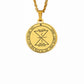 King Solomon Seal Talisman Amulet Jewelry Prosperity Manifest Love Pentacles Coin Medallion Stainless Steel Pendant Necklace